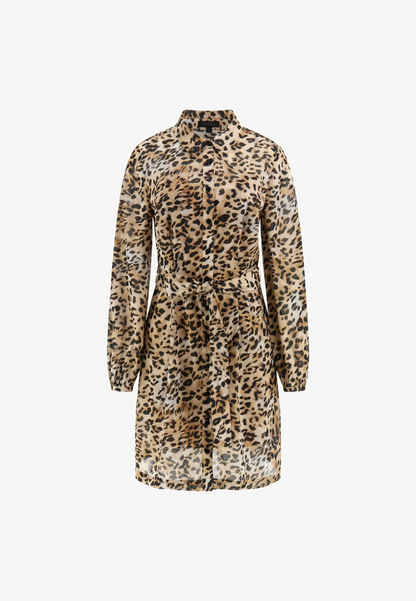 Guess FLORALER - Robe chemise - animalier